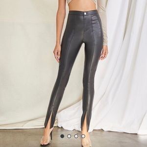 Faux Leather Pants